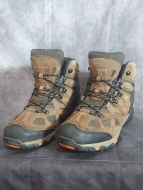 Bearpaw Brock Men’s Waterproof Hiking Boots - Brown - Size 12 - Suede & Mesh